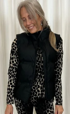 Outlet Vest - Annike C Puffer - Black Veste