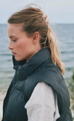 Outlet Vest - Annike C Puffer - Black Veste