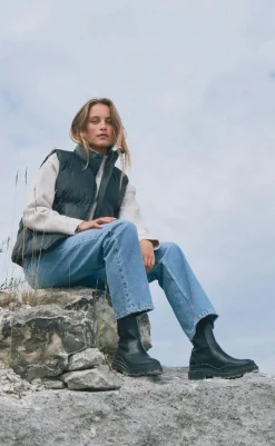 Outlet Vest - Annike C Puffer - Black Veste