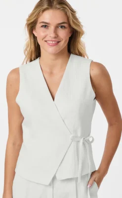 Outlet Vest - Samara - Off White Veste