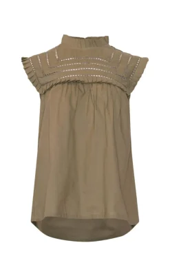 Clearance Bluse - Kama - Sage Green Bluser