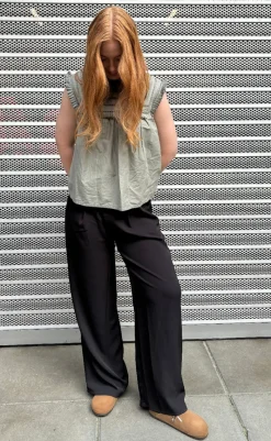 Clearance Bluse - Kama - Sage Green Bluser