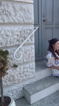 Discount Bluse - Kealy - Chana Blue Print Bluser