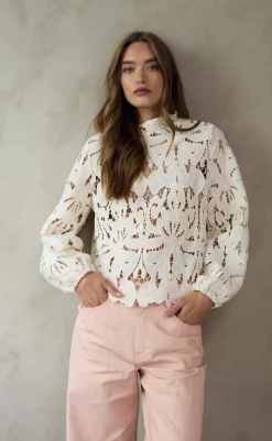 Outlet Bluse - Kimika - Ivory Bluser