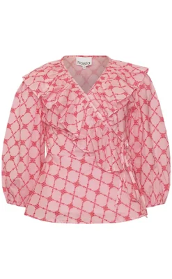 Discount Bluse - Kolina - Pink Lemonade Bluser