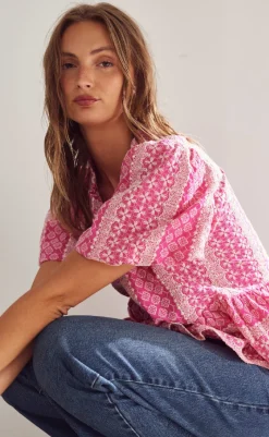 Sale Bluse - Lorraine - Pink Sugar Bluser
