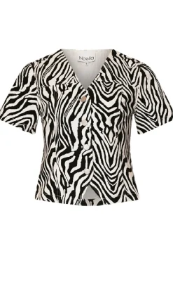 New Bluse - Stormina - Taleah Zebra Print Bluser