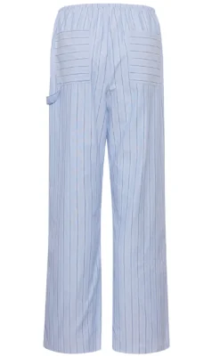 Hot Bukser - Sally - Light Blue Stripe Bukser & Jeans