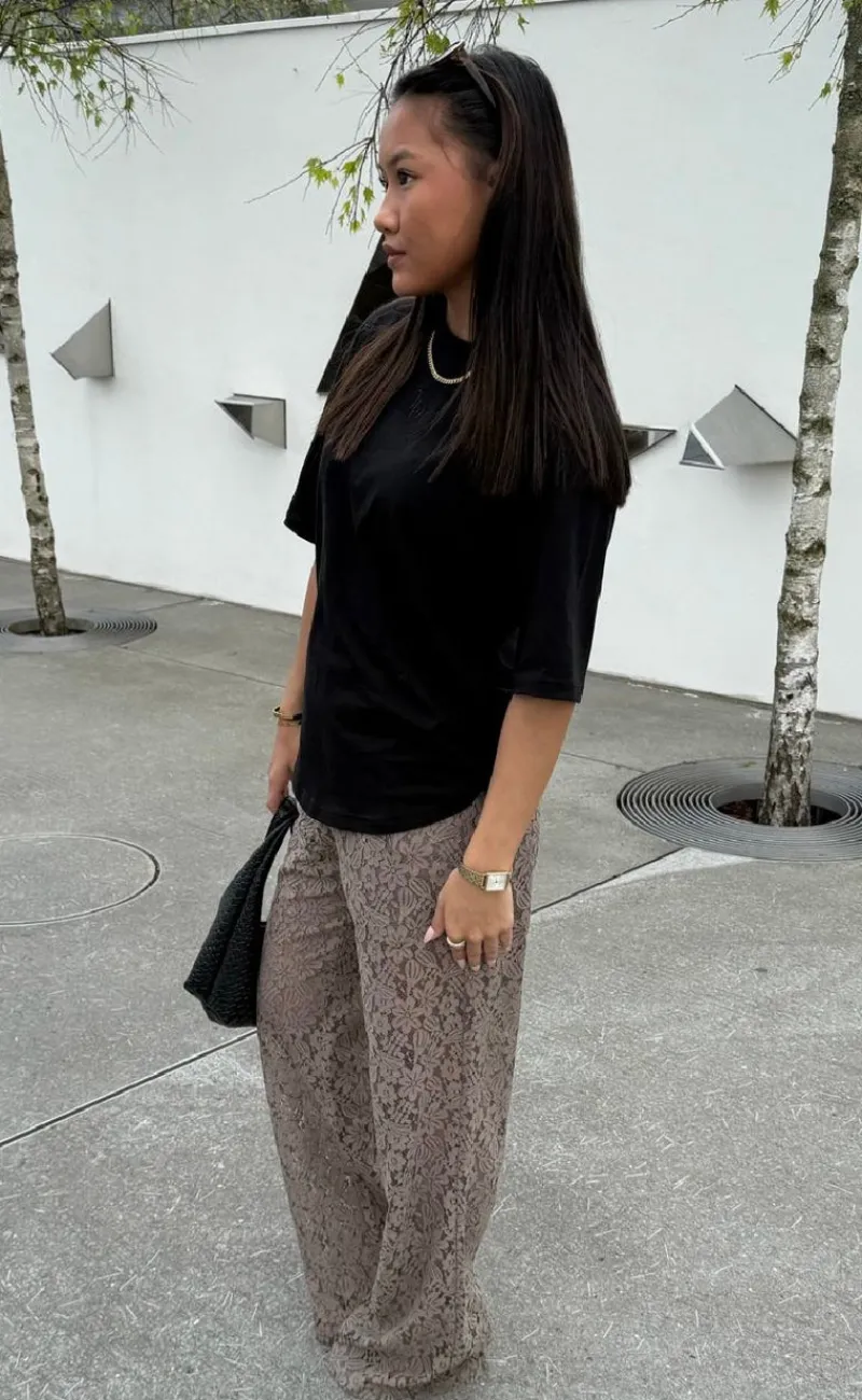 New Bukser - Shelly - Timber Brown Bukser & Jeans