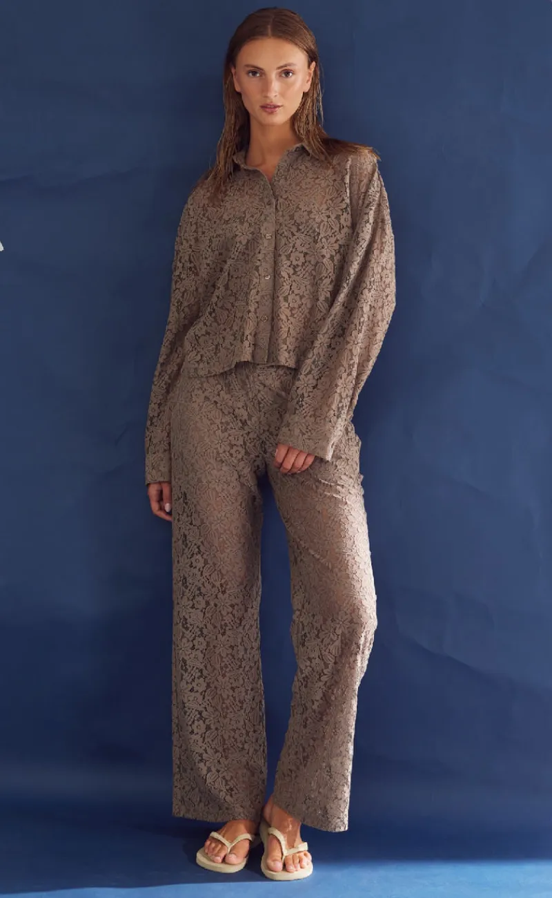 New Bukser - Shelly - Timber Brown Bukser & Jeans