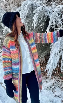 Best Cardigan - Gio - Multi Mix Striktrøjer & Sweat|Cardigans