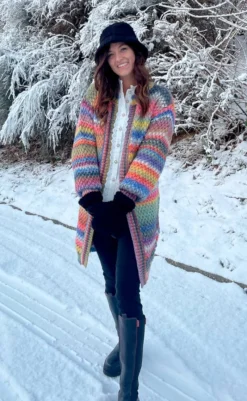 Best Cardigan - Gio - Multi Mix Striktrøjer & Sweat|Cardigans