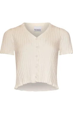 Cardigan - Lenora - Ivory Striktrøjer & Sweat|Cardigans