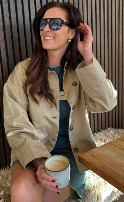 New Jakke - Kaisa - Warm Sand Jakker & Frakker|Alt Overtøj