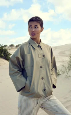 New Jakke - Kaisa - Warm Sand Jakker & Frakker|Alt Overtøj