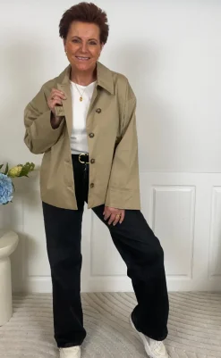 New Jakke - Kaisa - Warm Sand Jakker & Frakker|Alt Overtøj