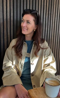 New Jakke - Kaisa - Warm Sand Jakker & Frakker|Alt Overtøj