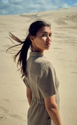 Clearance Kjole - Benita Long - Oyster Kjoler