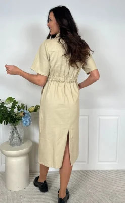 Clearance Kjole - Benita Long - Oyster Kjoler