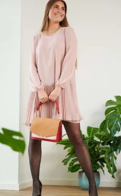 Discount Kjole - Dagmar Lurex - Pink Kjoler