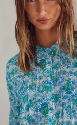 New Kjole - Imogene - Cindy Blue Print Kjoler