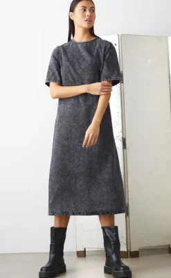 Kjole - Jannah - Grey 90s Wash Kjoler