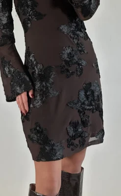 Kjole - Joanette - Chocolate Black Kjoler