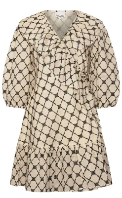 Sale Kjole - Kayann - Ivory Black Kjoler