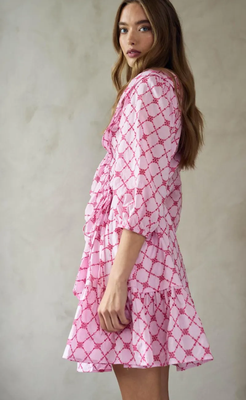 Outlet Kjole - Kayann - Pink Lemonade Kjoler