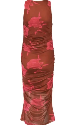 Online Kjole - Leanna - Cassie Brown Print Kjoler