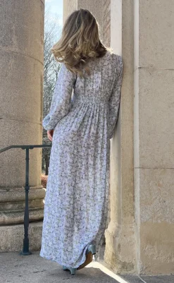 Kjole - Lilith - Cinthia Blue Print Kjoler