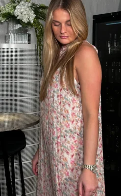 Hot Kjole - London - Cinthia Pink Print Kjoler