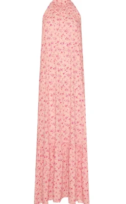 Hot Kjole - London Maxi - Cheryl Pink Print Kjoler
