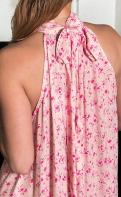 Discount Kjole - London Short - Cheryl Pink Print Kjoler