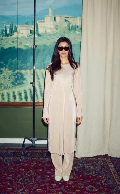 Kjole - Mae Slim - Champagne Kjoler