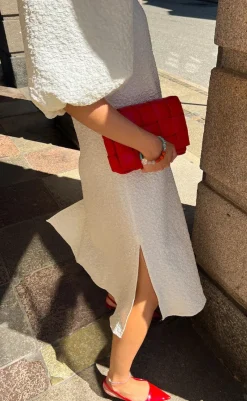 Discount Kjole - Reno Pastis Long - Cream Kjoler