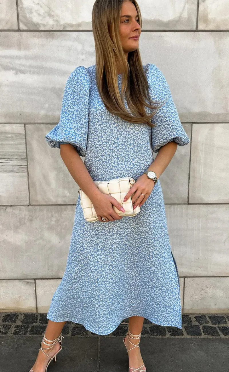 Discount Kjole - Reno Pastis Long - Light Blue Kjoler