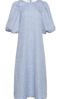 Discount Kjole - Reno Pastis Long - Light Blue Kjoler