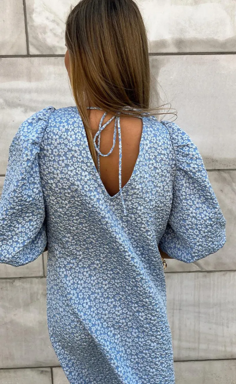 Discount Kjole - Reno Pastis Long - Light Blue Kjoler