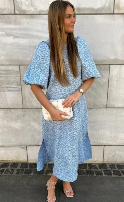 Discount Kjole - Reno Pastis Long - Light Blue Kjoler