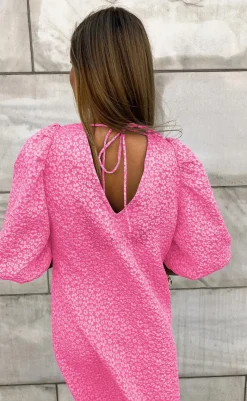 New Kjole - Reno Pastis Long - Bright Pink Kjoler