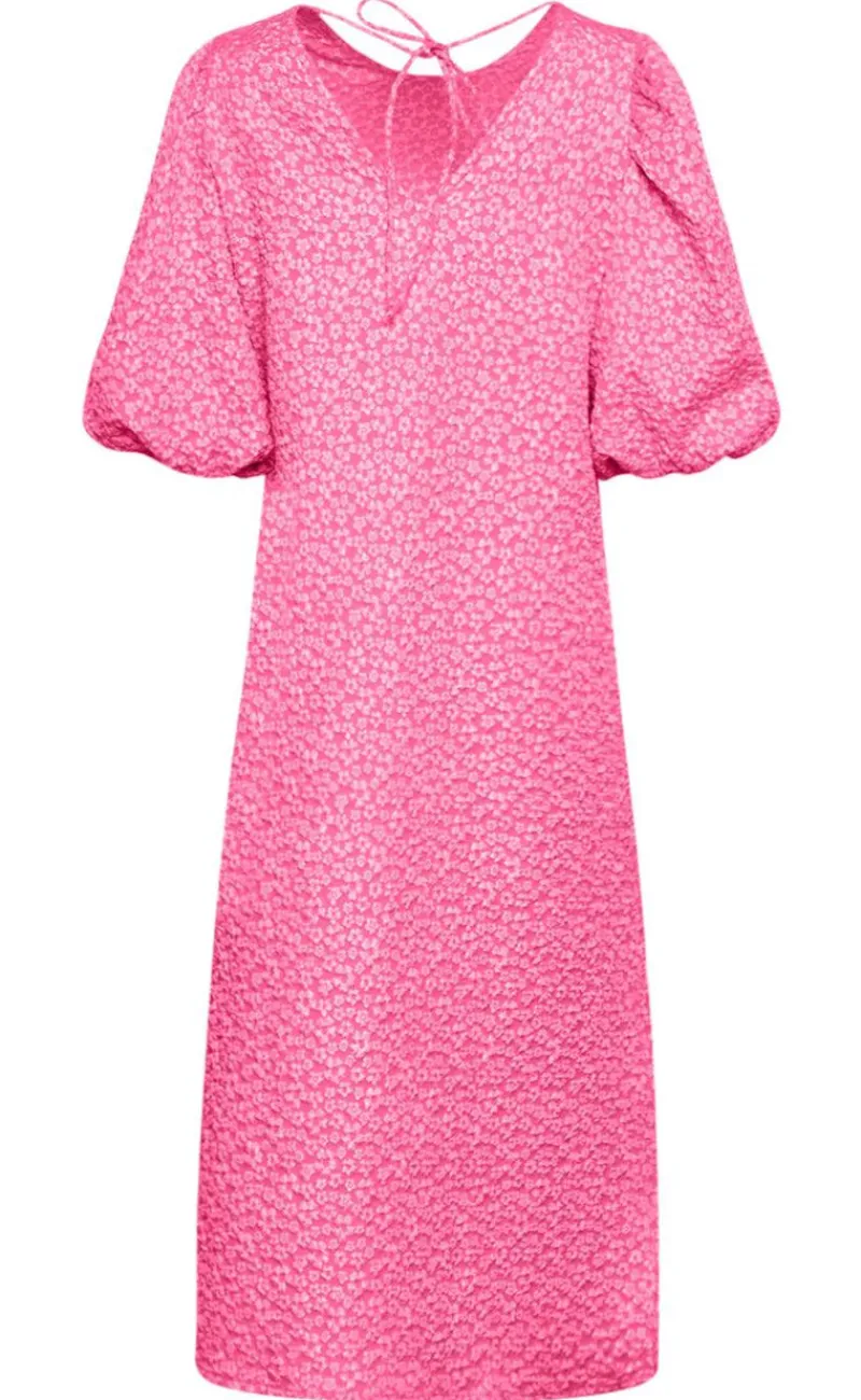 New Kjole - Reno Pastis Long - Bright Pink Kjoler