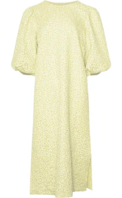 New Kjole - Reno Pastis Long - Buttercup Yellow Kjoler