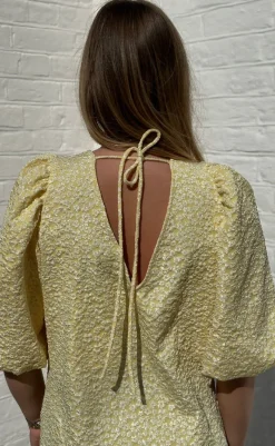 New Kjole - Reno Pastis Long - Buttercup Yellow Kjoler