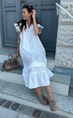 Clearance Kjole - Sevim - Ivory Kjoler