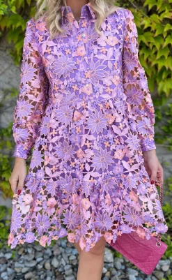 Clearance Kjole - Star - Lilac Mix Kjoler