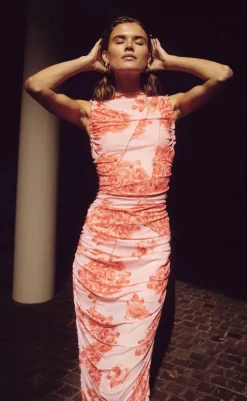 Hot Kjole - Sutton - Rose Print Kjoler