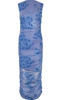 Outlet Kjole - Sutton - Tobi Blue Print Kjoler