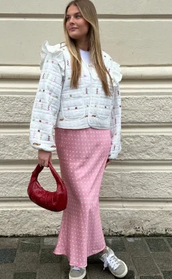 Discount Nederdel - Kenya - Carmine Blush Print Nederdele