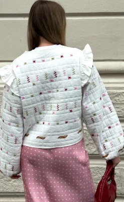 Discount Nederdel - Kenya - Carmine Blush Print Nederdele